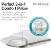 imageBrookstone x McCaffrey Dual Comfort Cooling Memory Foam Pillow  Sleep Like A Pro  Adaptive BioSense Foam Cool Touch Cover for Faster Sleep Easy Care Machine Washable 27 x 20  White2in1 Pillow