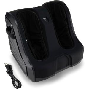 imageBrookstone Shiatsu Foot and Calf Massager with Air Compression and Soothing Heat  2 Massage Modes 1 Heat Level Auto ShutOff AC Power