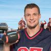 imageBrookstone Gronkball  Football Portable Wireless Bluetooth Speaker