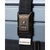 imageBrookstone Luggage Strap  2in1 Cross Luggage Suitcase Belt with Buckle and TSAApproved Keyless 3Digit Combination Lock OrangeBlue