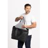 imageBrookstone Unisex Travel Tote Bag  Handy Work Tote Bags for Women and Men  Black Laptop Tote Bag with Expandable BottomBlack
