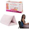 imageBrookstone HUGZZZ Soft Pillow  Microwaveable Gel Pack for Warming Sensation Comfort ampamp Support  Fold Roll or Wedge Pillow for Sitting Napping or Hugging Pillow IdeasBlush Cheetah