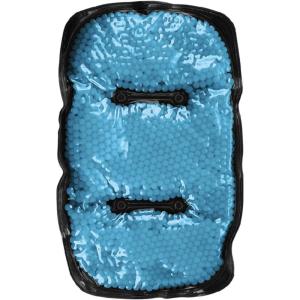 imageBrookstone Silica Pearl Comfort Pad  Ice Pack with Strap Silicone Bead Therapy Reduces Puffiness ampamp Swelling C Section Ice Pack Gel Heating Pad Hot or Cold Reusable Soothing ampamp Calming WhiteAzure Blue