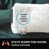 imageBrookstone Faux Fur Hand Warmer  Soothe Cold Hand Muff with Microwavable Gel Pack for Long Lasting Heat  Cozy Sherpa ampamp Plush Lining for Ultimate Comfort  Hand Muffs for Women ampamp MenIvory