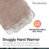 imageBrookstone Faux Fur Hand Warmer  Soothe Cold Hand Muff with Microwavable Gel Pack for Long Lasting Heat  Cozy Sherpa ampamp Plush Lining for Ultimate Comfort  Hand Muffs for Women ampamp MenTaupe