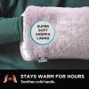 imageBrookstone Faux Fur Hand Warmer  Soothe Cold Hand Muff with Microwavable Gel Pack for Long Lasting Heat  Cozy Sherpa ampamp Plush Lining for Ultimate Comfort  Hand Muffs for Women ampamp MenPink