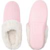 imageBrookstone Classic Comfort Memory Foam Slippers  Womens Memory Foam Indoor Slippers  Warm ampamp Comfortable Cozy Slippers for Women  Soft Plush Lining NonSlip Sole Indoor SlippersPink