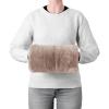 imageBrookstone Faux Fur Hand Warmer  Soothe Cold Hand Muff with Microwavable Gel Pack for Long Lasting Heat  Cozy Sherpa ampamp Plush Lining for Ultimate Comfort  Hand Muffs for Women ampamp MenTaupe