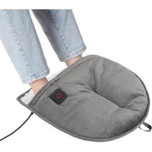 imageBrookstone Electric Foot Warmer  Ultimate Relaxation with 4 Adjustable Settings for Custom Warmth  Soft SherpaLined for Supreme Comfort  Feet Heater for Sofa Desk or Anywhere  100 PolyesterRegular  Charcoal