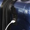 imageKeane Spinner Suitcase Metallic Blue CarryOn