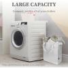 imageBROOKSTONE Slim Laundry Hamper with Handles Perfectly Sized for Everyday Use Foldable Travel Laundry Bag for Dirty Clothes Laundry Basket for Dorms and Bedrooms