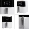 imageBrookstone Air Fryer  45 Qt 1300W Large Capacity Fryer with LED Display 8 Presets Adjustable Temp OilFree Kitchen Appliance for Baking Roasting Frying Healthy Crispy Meals BlackWhite