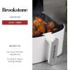 imageBrookstone Air Fryer  45 Qt 1300W Large Capacity Fryer with LED Display 8 Presets Adjustable Temp OilFree Kitchen Appliance for Baking Roasting Frying Healthy Crispy Meals BlackWhite
