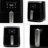 imageBrookstone Air Fryer  45 Qt 1300W Large Capacity Fryer with LED Display 8 Presets Adjustable Temp OilFree Kitchen Appliance for Baking Roasting Frying Healthy Crispy Meals BlackBlack