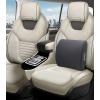 imageBrookstone BK1209  Luxurious Lumbar Support Pillow for Car or Office Chair Back Cushion with Premium Grade Memory Foam Breathable and Washable Cover Adjustable Strap
