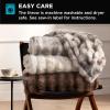 imageBrookstone Heated Faux Fur Throw Blanket  Heat Blankets Electric  Faux Fur Heated Throw Blanket 4 Heat Settings 4Hour Auto Shut Off 100 Polyester 50quotx60quot  BrownBrown