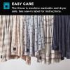 imageBrookstone Heated Throw Blanket  Heat Blankets Electric  Faux Fur Heated Throw Blanket 4 Heat Settings 4Hour Auto Shut Off 100 Polyester 50quotx60quot  Chic PlaidGray Floral