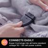 imageBrookstone Heated Throw Blanket  Heat Blankets Electric  Faux Fur Heated Throw Blanket 4 Heat Settings 4Hour Auto Shut Off 100 Polyester 50quotx60quot  Chic PlaidIvory