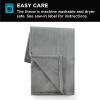 imageBrookstone Heated Throw Blanket  Heat Blankets Electric  Faux Fur Heated Throw Blanket 4 Heat Settings 4Hour Auto Shut Off 100 Polyester 50quotx60quot  Chic PlaidCharcoal