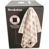 imageBrookstone Heated Throw Blanket  Heat Blankets Electric  Faux Fur Heated Throw Blanket 4 Heat Settings 4Hour Auto Shut Off 100 Polyester 50quotx60quot  Chic PlaidOatmeal Plaid