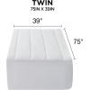 imageBrookstone Matelass Knit Heated Mattress Pad  Queen Size  10 Heat Settings Auto ShutOff Machine Washable Soft Quilted Cover  WhiteWhite