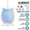 imageBrookstone Owl Bug Zapper  Cordless ampamp Rechargeable 800V Stainless Steel Grid 4 UV LEDs IndoorOutdoor Insect Killer Safe for Children ampamp PetsOwl