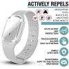 imageBrookstone Ultrasonic Mosquito Repelling Wristband  Rechargeable Waterproof Bug Repellent Bracelet  ChemicalFree NonToxic Adjustable Fit for Outdoor Activities WhiteWhite
