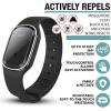 imageBrookstone Ultrasonic Mosquito Repelling Wristband  Rechargeable Waterproof Bug Repellent Bracelet  ChemicalFree NonToxic Adjustable Fit for Outdoor Activities WhiteBlack