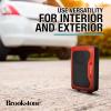 imageBrookstone Ultrasonic Vehicle Pest ampamp Rodent Repeller  Ultrasonic Waves ampamp Strobe Light Deterrent 3 Power Modes IP45 Water ampamp Dustproof IndoorOutdoor Use Car Engine ampamp Garage Protection
