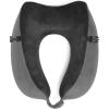 imageBrookstone Memory Foam Neck Travel Pillow Set  Portable Lightweight UShaped Stuffable Travel Neck Pillow for Car Airplane Travels and Sleep Size One Size GreyBlackGreyBlack