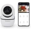 imageBrookstone Tilt and Pan WiFi Camera White  Smart Home Security System with Night Vision Motion Detector Audio Speaker AndroidiOS App and Live HD Video Feed