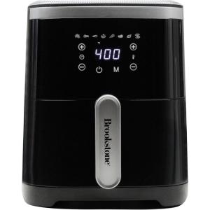 imageBrookstone Air Fryer  45 Qt 1300W Large Capacity Fryer with LED Display 8 Presets Adjustable Temp OilFree Kitchen Appliance for Baking Roasting Frying Healthy Crispy Meals BlackBlack
