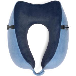 imageBrookstone Memory Foam Neck Travel Pillow Set  Portable Lightweight UShaped Stuffable Travel Neck Pillow for Car Airplane Travels and Sleep Size One Size GreyBlackBlue