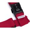 imageBrookstone Luggage Strap  2in1 TSAApproved Cross Luggage Straps for Suitcases with Keyless 3Digit Combination Lock RedRed