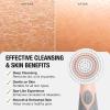 imageBrookstone Multi Face and Body Cleansing Brush Set  4 Interchangeable Brush Heads  Rotating Technology for Deep Cleansing  Waterproof Design  WhiteMintPinkGray