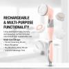imageBrookstone Multi Face and Body Cleansing Brush Set  4 Interchangeable Brush Heads  Rotating Technology for Deep Cleansing  Waterproof Design  WhiteMintPinkGray