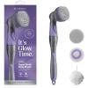 imageBrookstone Multi Face and Body Cleansing Brush Set  4 Interchangeable Brush Heads  Rotating Technology for Deep Cleansing  Waterproof Design  WhiteMintCharcoalPurple