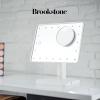 imageBrookstone LightUp Vanity Mirror with Bluetooth Speaker Makeup Organizer Storage Base LED Light Vanity Mirror with Adjustable Brightness