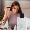 imageBrookstone LightUp Vanity Mirror with Bluetooth Speaker Makeup Organizer Storage Base LED Light Vanity Mirror with Adjustable Brightness