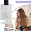 imageBrookstone LightUp Vanity Mirror with Bluetooth Speaker Makeup Organizer Storage Base LED Light Vanity Mirror with Adjustable Brightness