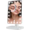 imageBrookstone LightUp Vanity Mirror with Bluetooth Speaker Makeup Organizer Storage Base LED Light Vanity Mirror with Adjustable Brightness