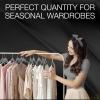 imageBROOKSTONE 50 Pack Velvet Hangers NonSlip 360 Swivel Hook Lightweight ampamp Slim Strong ampamp Durable Space Saving Design Heavy Duty Wont Stain FabricGray