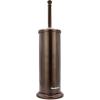 imageBROOKSTONE Toilet Brush and Holder Set for Bathroom with Splash Guard for Deep Cleaning Compact and Space Saving Stylish Toilet Bowl Cleaners ChromeBronze