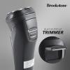 imageBrookstone  3Head Flex Rotary Shaver Precise Shaving with Pivoting Heads ampamp Rechargeable Battery for a Smooth Finish Black