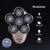 imageBrookstone  6Head Flex Shaver Close Shave with Pivoting Heads ampamp Rechargeable Battery for Smooth Comfortable Grooming Black