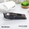 imageBrookstone  Metallic Cordless TBlade Hair Clipper Precision Cutting with Rechargeable Battery ampamp Sleek Metallic Finish Black