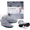 imageBrookstone  TheraSpa Foot Warmer Fur Booties  Hot ampamp Cold Therapy with Temperature Control Pouch  Microwavable Heated Slippers  Feet Warmers for Women ampamp Men  Lavender Infused