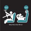 imageBrookstone Baby Car Mirror Car Seat Mirror for Newborn Baby Essentials with Safe Wide Design Newborn Essentials Must Haves