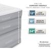 imageBrookstone Innovations Perfect Air Bed with Builtin Switch Automatically Inflates ampamp Deflates  Includes Fitted Sheet and Carrying Case  Twin Size Mattress  18quot Height