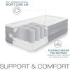imageBrookstone Innovations Perfect Air Bed with Builtin Switch Automatically Inflates ampamp Deflates  Includes Fitted Sheet and Carrying Case  Twin Size Mattress  18quot Height